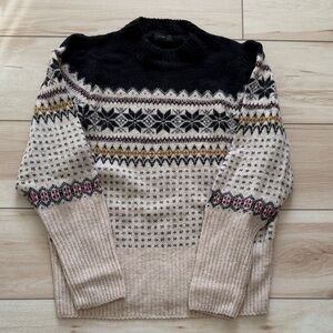 EUC J. Crew Fair Isle Sweater